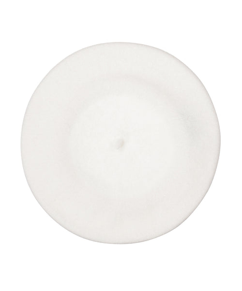 Wool Beret | White