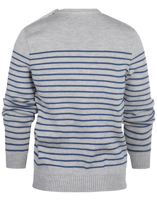 Saint James Pullover BinicII Round Neck | Grey