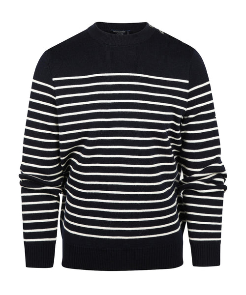 Saint James Pullover BinicII Round Neck | Blue