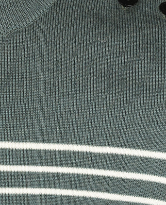 Saint James Pullover BinicII Round Neck | Green