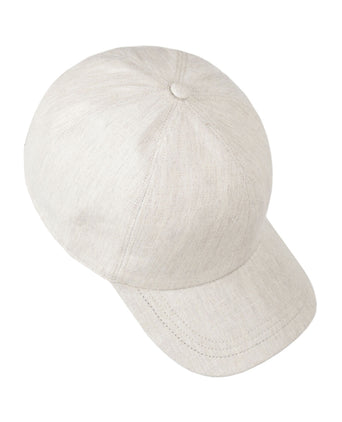 Baseball Cap Cotton/Linen | Brown