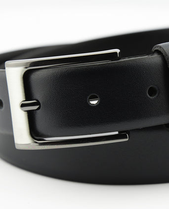 Klassieke leren riem | Navy Blauw