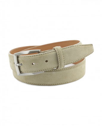 Suede elegant belt | Beige