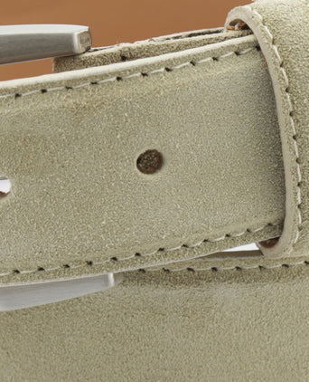 Suede elegant belt | Beige