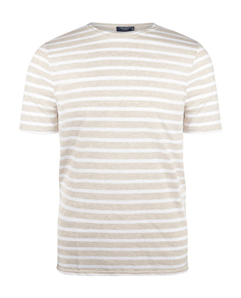 T-shirt Levant ronde hals | Bruin