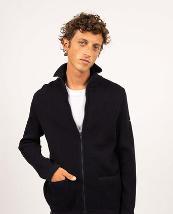 Saint James Zipped Vest Quiberon III | Navy Blue