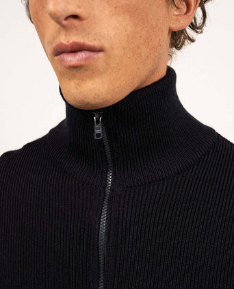 Saint James Zipped Vest Quiberon III | Navy Blue