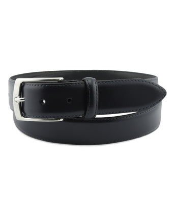 Leather belt | Navy Blue