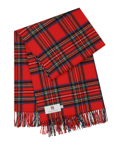 Irish Lambswool Plaid | Royal Stewart Tartan
