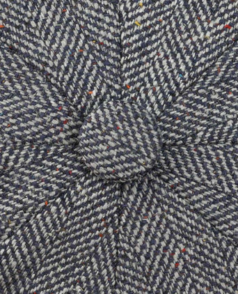 Hatteras Silk | Blue Herringbone