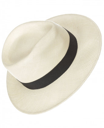 Fine Woven Panama Hat | Brown