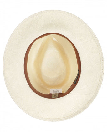 Fine Woven Panama Hat | Brown