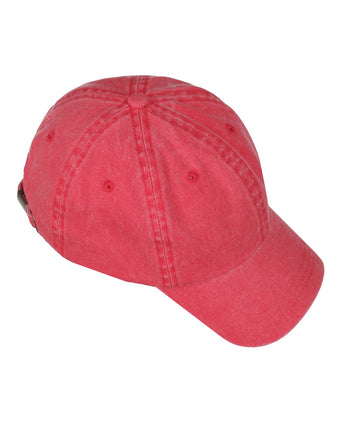 Cotton Baseball Cap | Red