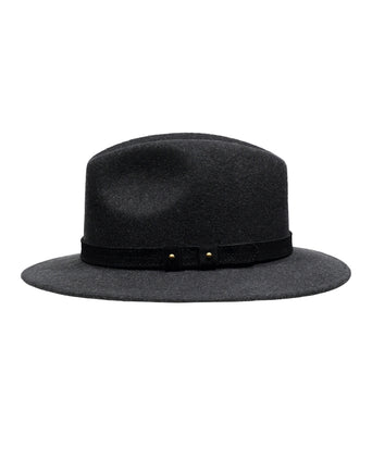 Sportieve Wolvilten Hoed | Antraciet Grijs