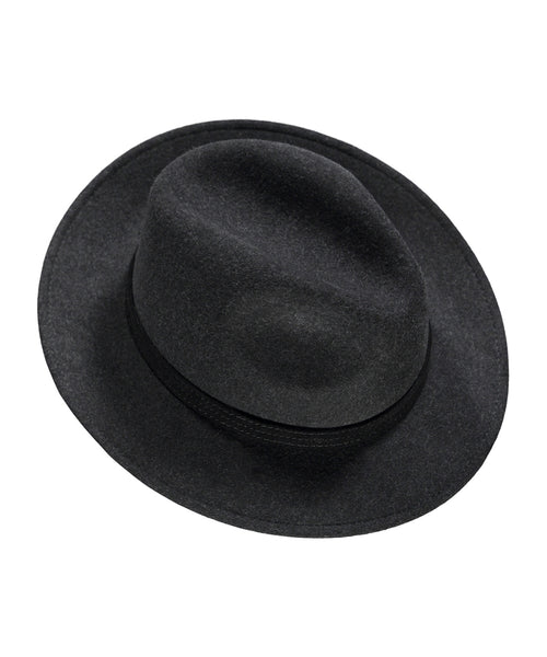 Sporty Wool Felt Hat | Anthracite Grey