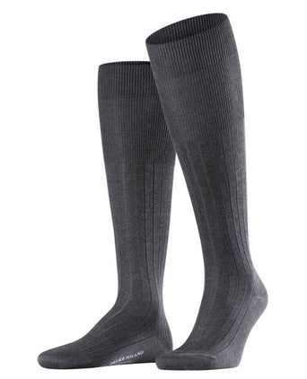 Milano men's knee socks | Grey