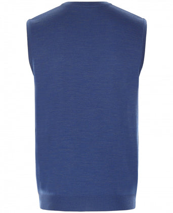 Merino wool slipover | Blue