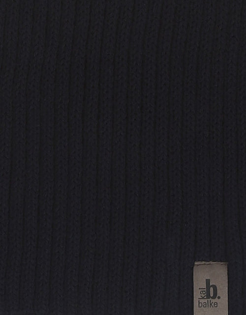 Scarf knitted wool | Navy