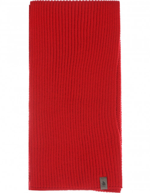 Scarf knitted wool | Red