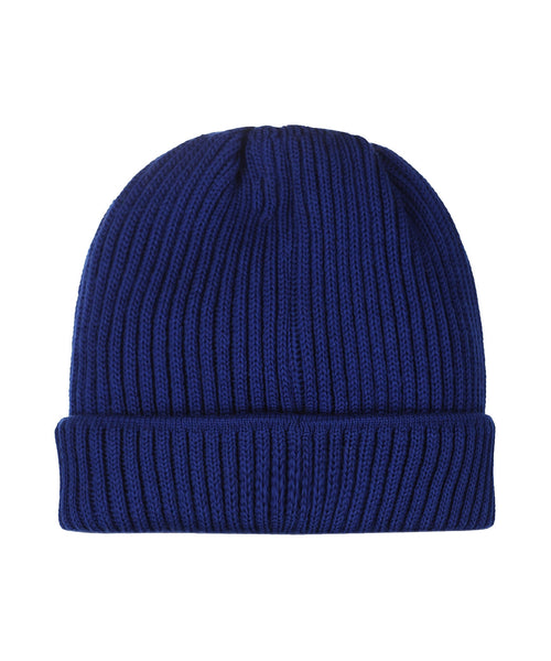 Zachte Merino Wollen Muts | Blauw