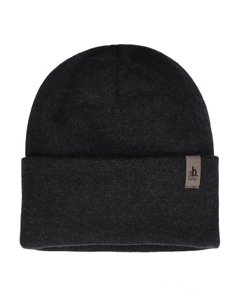 Fine Woven Wool Hat | Charcoal