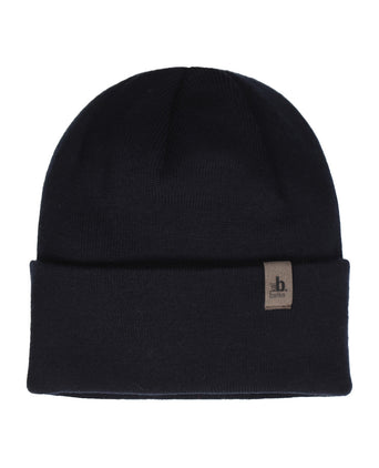 Fine Woven Wool Hat | Navy