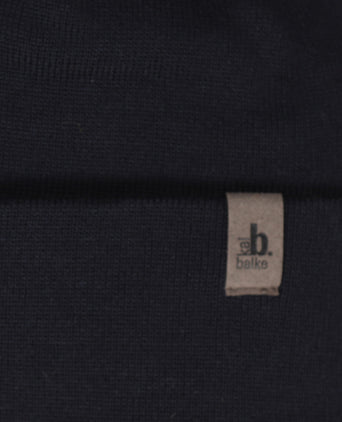 Fine Woven Wool Hat | Navy