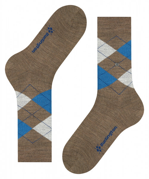 Marylebone women's socks | Brown