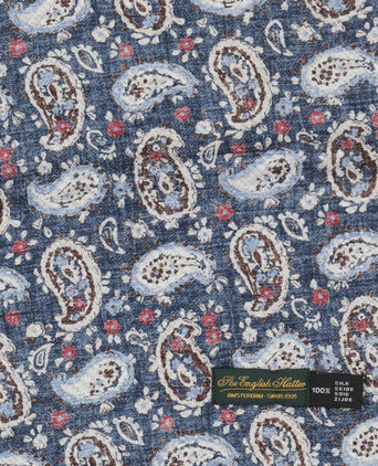 Scarf Double Silk | Blue