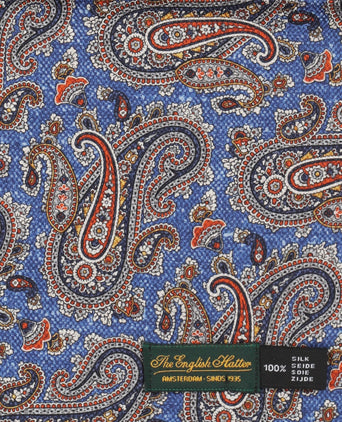 Scarf Double Silk | Blue