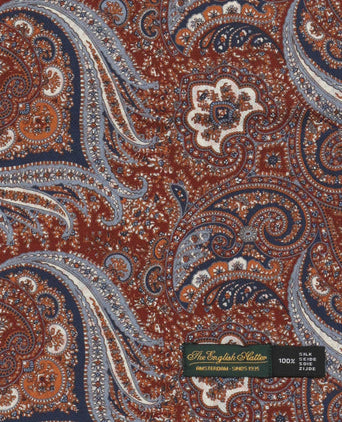 Scarf Double Silk | Brown