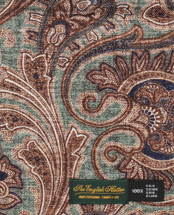 Scarf Double Silk | Brown