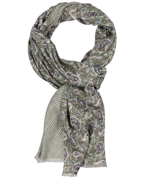 Scarf Double Silk | Green