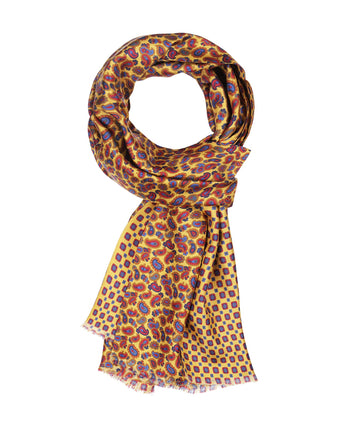 Scarf Double Silk | Yellow