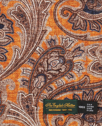 Scarf Double Silk | Orange