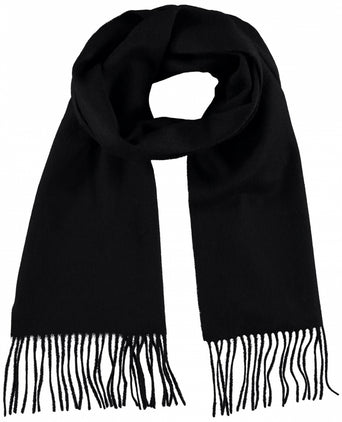 Scarf Lambswool 190x30 | Black