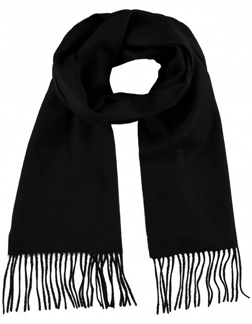Scarf Lambswool 190x30 | Black