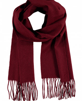 Scarf Lambswool 190x30 | Bordeaux