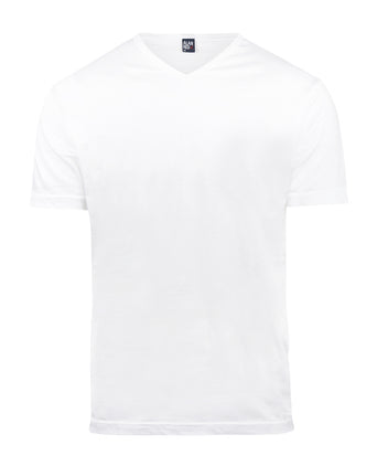 T-shirt 2-pack smalle V-Hals | Wit