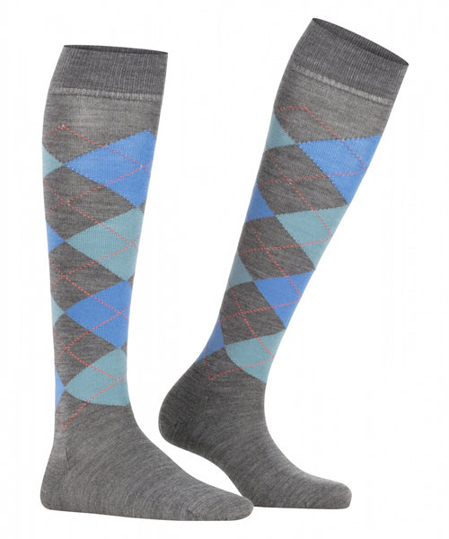 Marylebone Women's Knee Socks | Grey