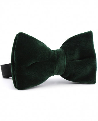 Velvet velour bowtie | Green