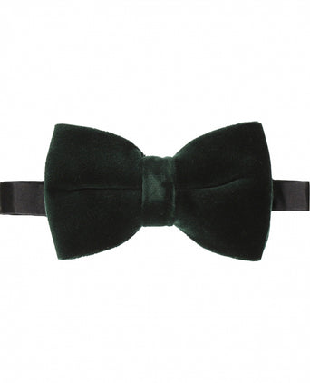 Velvet velour bowtie | Green