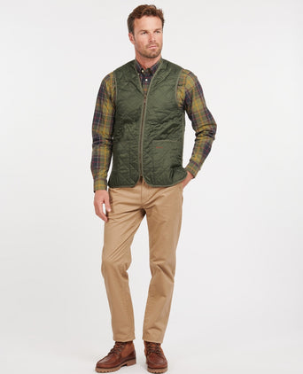 Quilted Zip-in-Liner Bodywarmer | Green