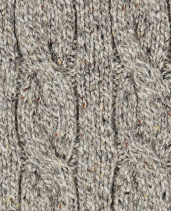 Irish Wool Scarf | Brown