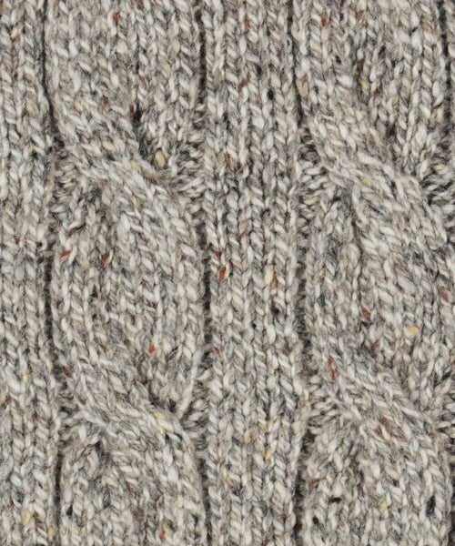 Irish Wool Scarf | Brown