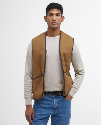 Warm Pile Liner bodywarmer | Brown