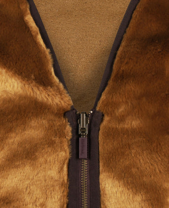 Warm Pile Liner bodywarmer | Brown