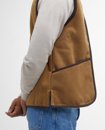 Warm Pile Liner bodywarmer | Brown