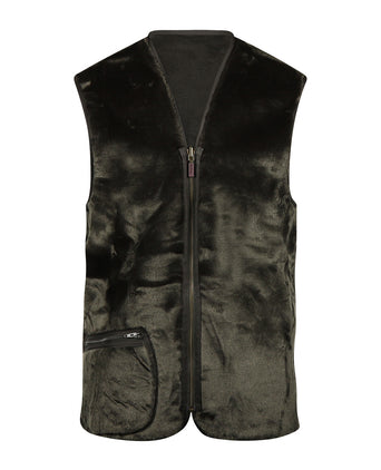 Warm Pile Liner bodywarmer | Green