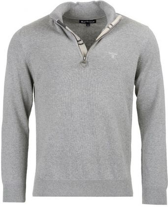 Barbour Cotton Half Zip Pullover | Grey